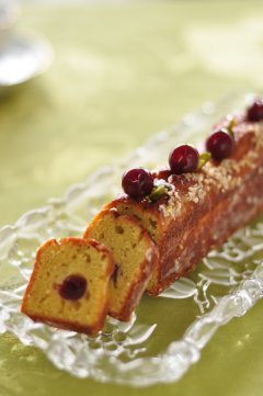 Cake pistache griotte